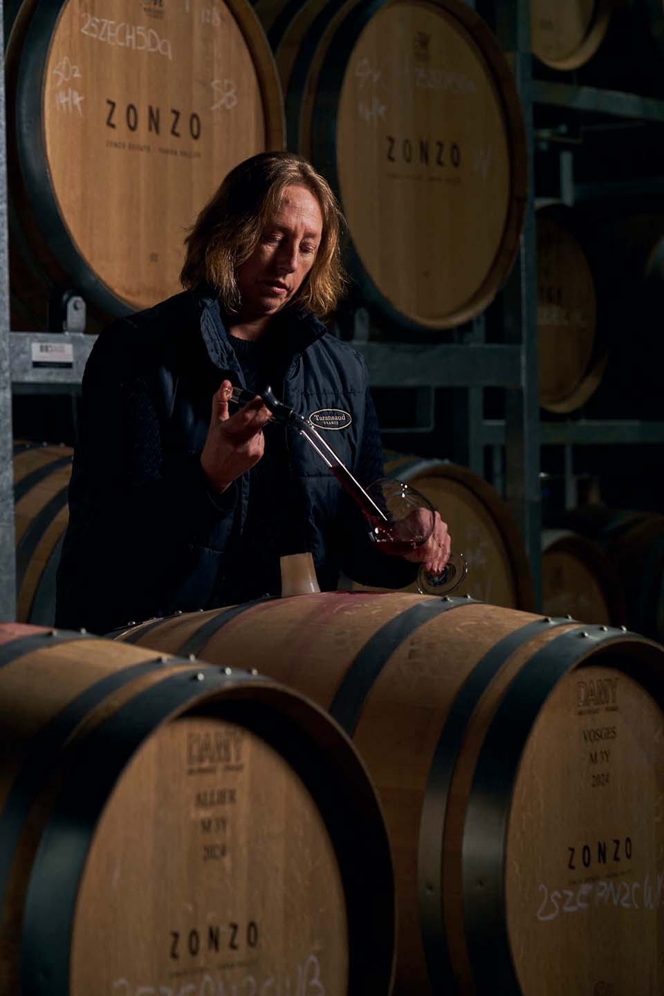 Caroline Winemaker Barrel